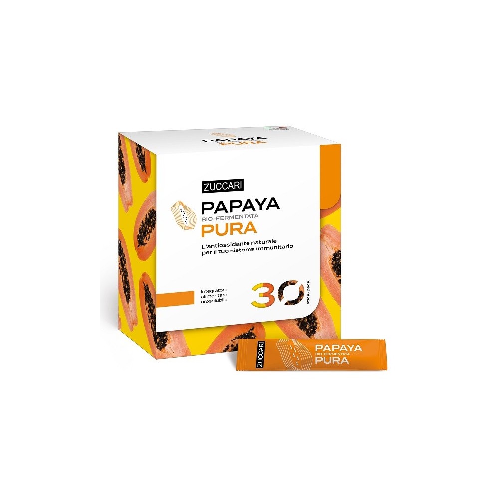 Papaya Pura integratore alimentare 30 Bustine Zuccari