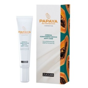 Papaya cosmetics crema contorno occhi anti-age illuminante defaticante 18 ml
