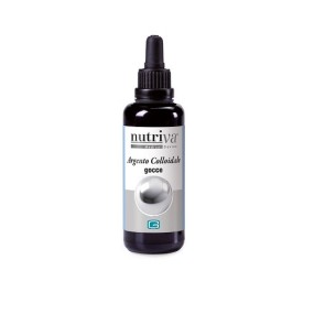 Nutriva argento colloidale gocce integratore alimentare 50 ml cabassi e giuriati