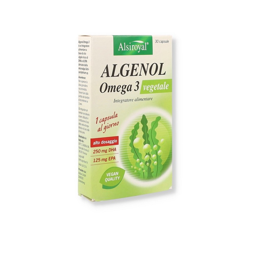 ALSIROYAL ALGENOL OMEGA 3 VEGETALE 30 CAPSULE