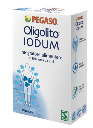OLIGOLITO® IODUM integratore alimentare 20 fiale Pegaso - Foto 1 di 1