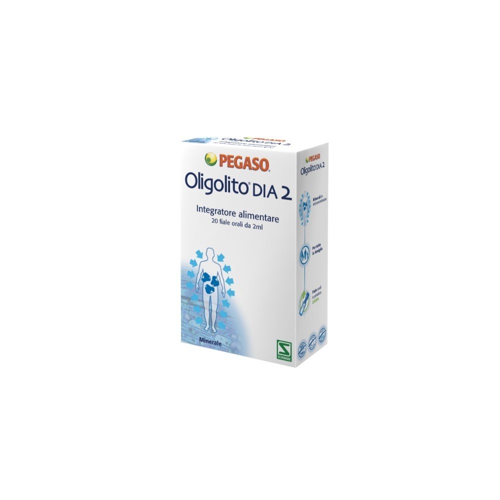 OLIGOLITO® DIA 2 integratore alimentare 20 fiale Pegaso
