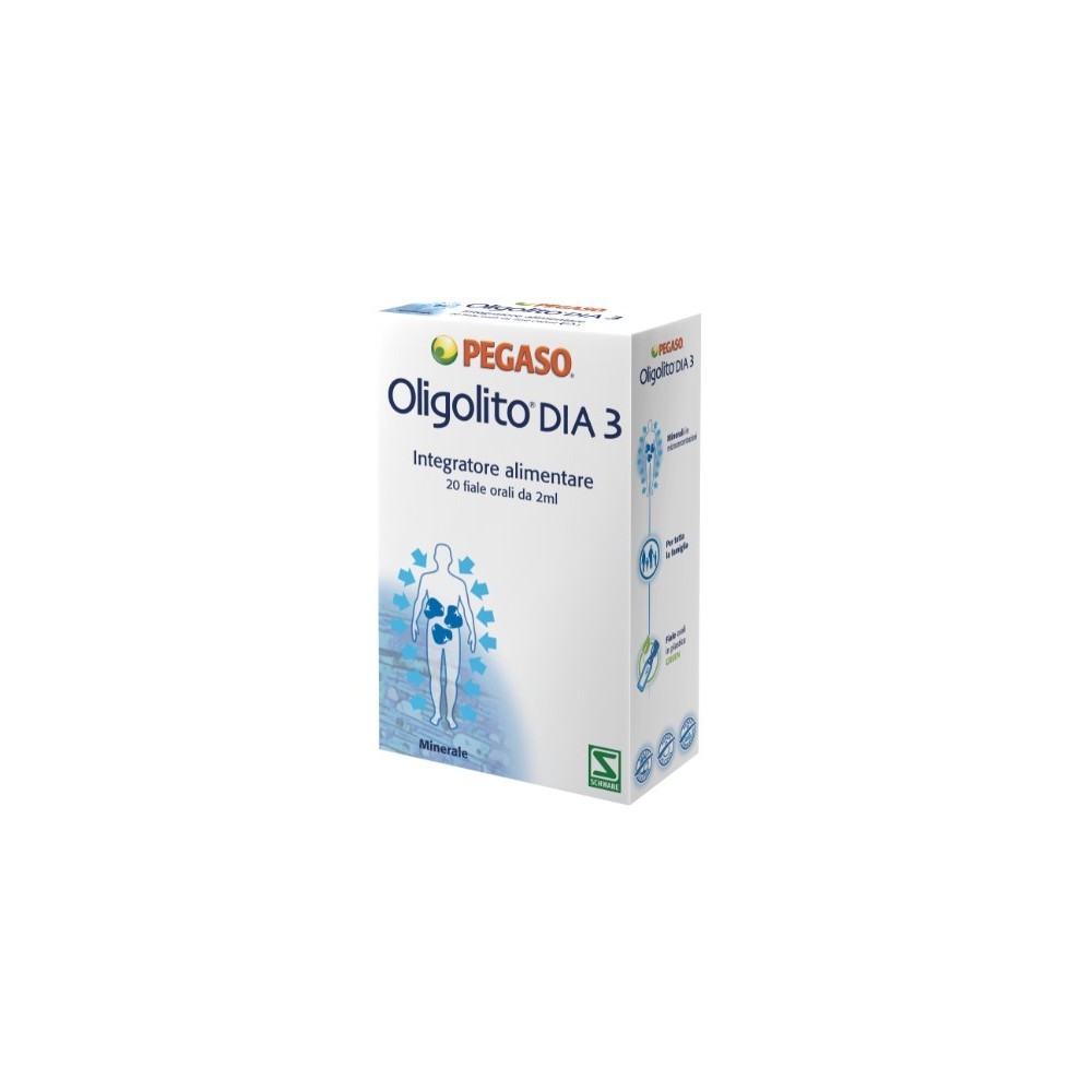 OLIGOLITO® DIA 3 integratore alimentare 20 fiale Pegaso