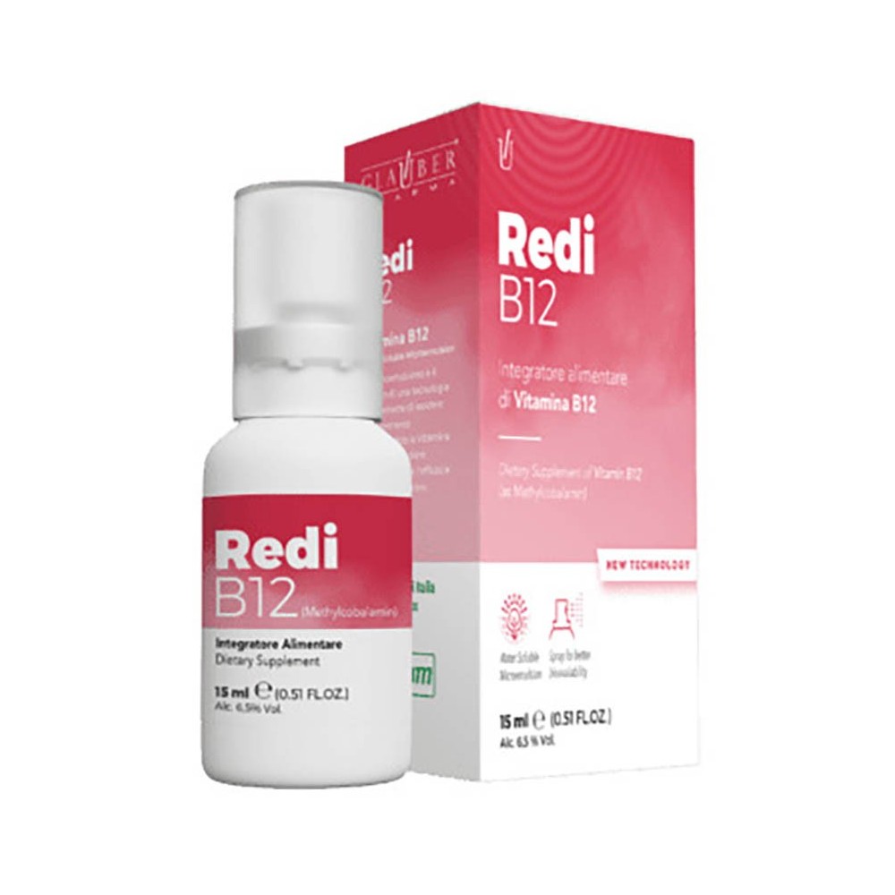 Forza Vitale Glauber Pharma Redi B12 15 ml Integratore alimentare Spray