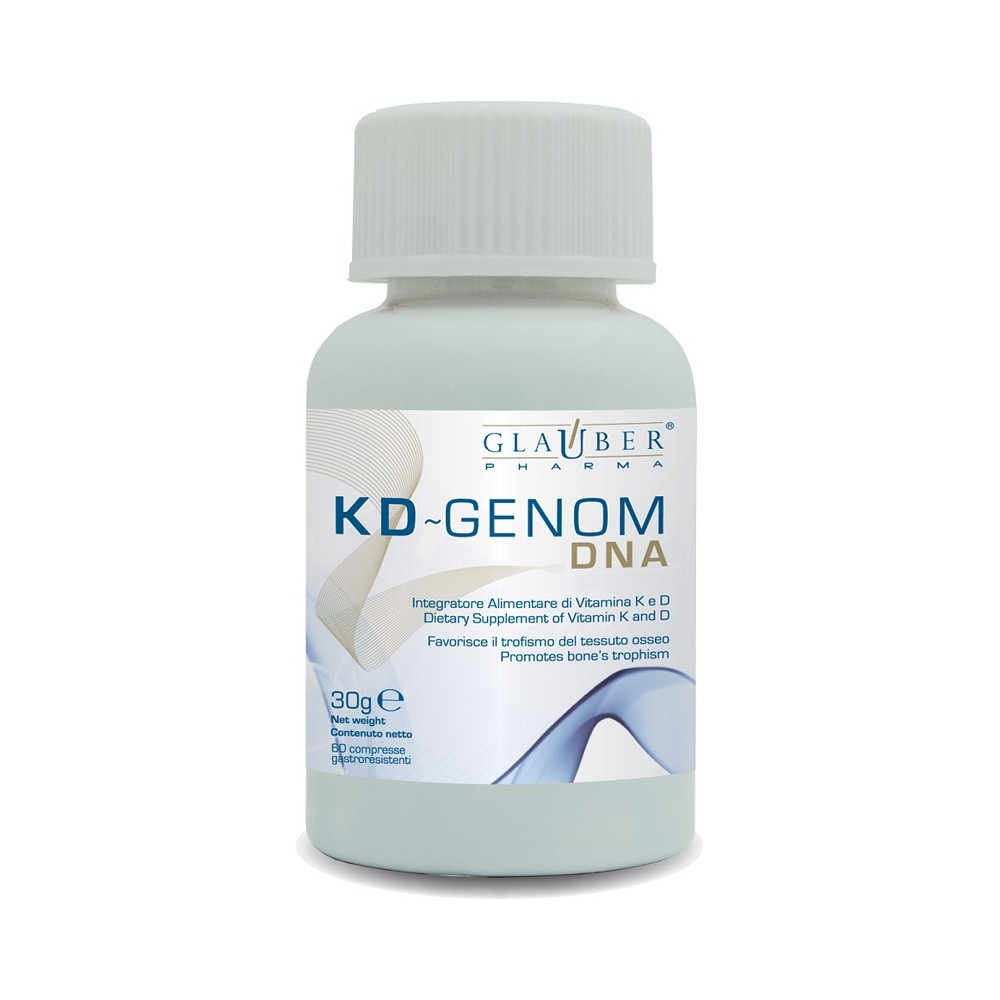 Forza Vitale Glauber Pharma K D Genom DNA 60 Compresse Integratore alimentare