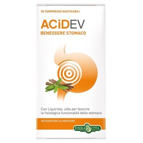 Acid EV 30 cpr masticabili Erba Vita Integratore Alimentare
