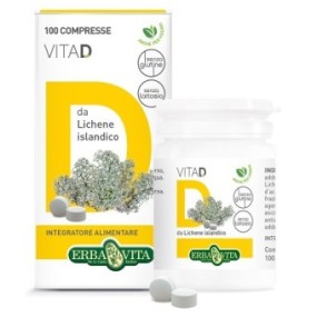 Vita D – Vegan 100 cpr da 200 mg Erba Vita