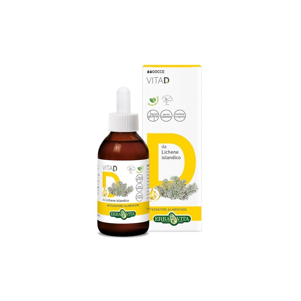 Integratore alimentare Vita D – Vegan Gocce 50 ml Erba Vita