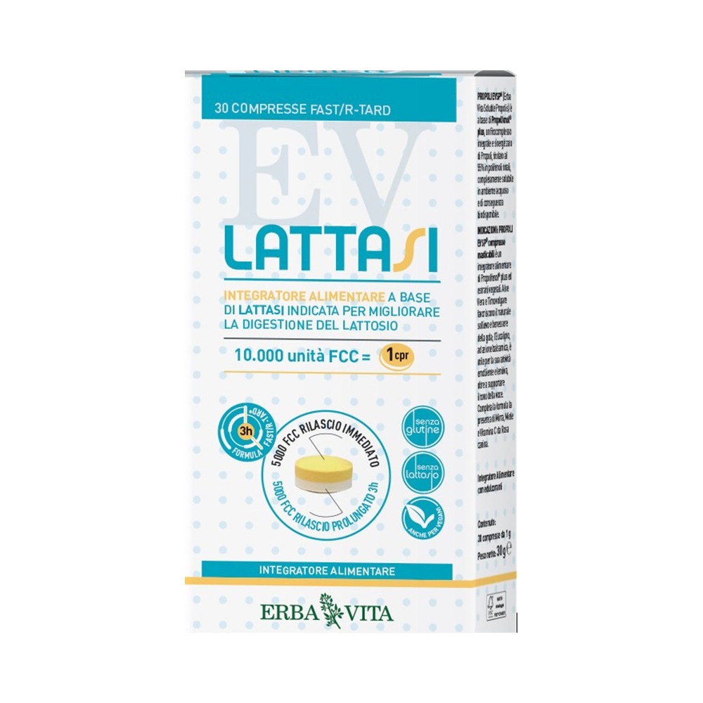 Lattasi 30 cpr erba vita integratore alimentare