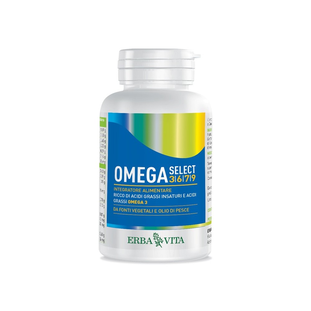 Omega Select 3-6-7-9 120 Perle Erba Vita Integratore Alimentare