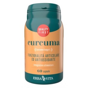 Integratore alimentare Curcuma 60 capsule Erba Vita