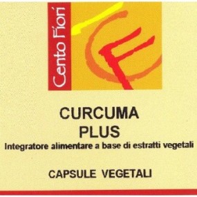 CURCUMA PLUS integratore alimentare 100 capsule Cento Fiori