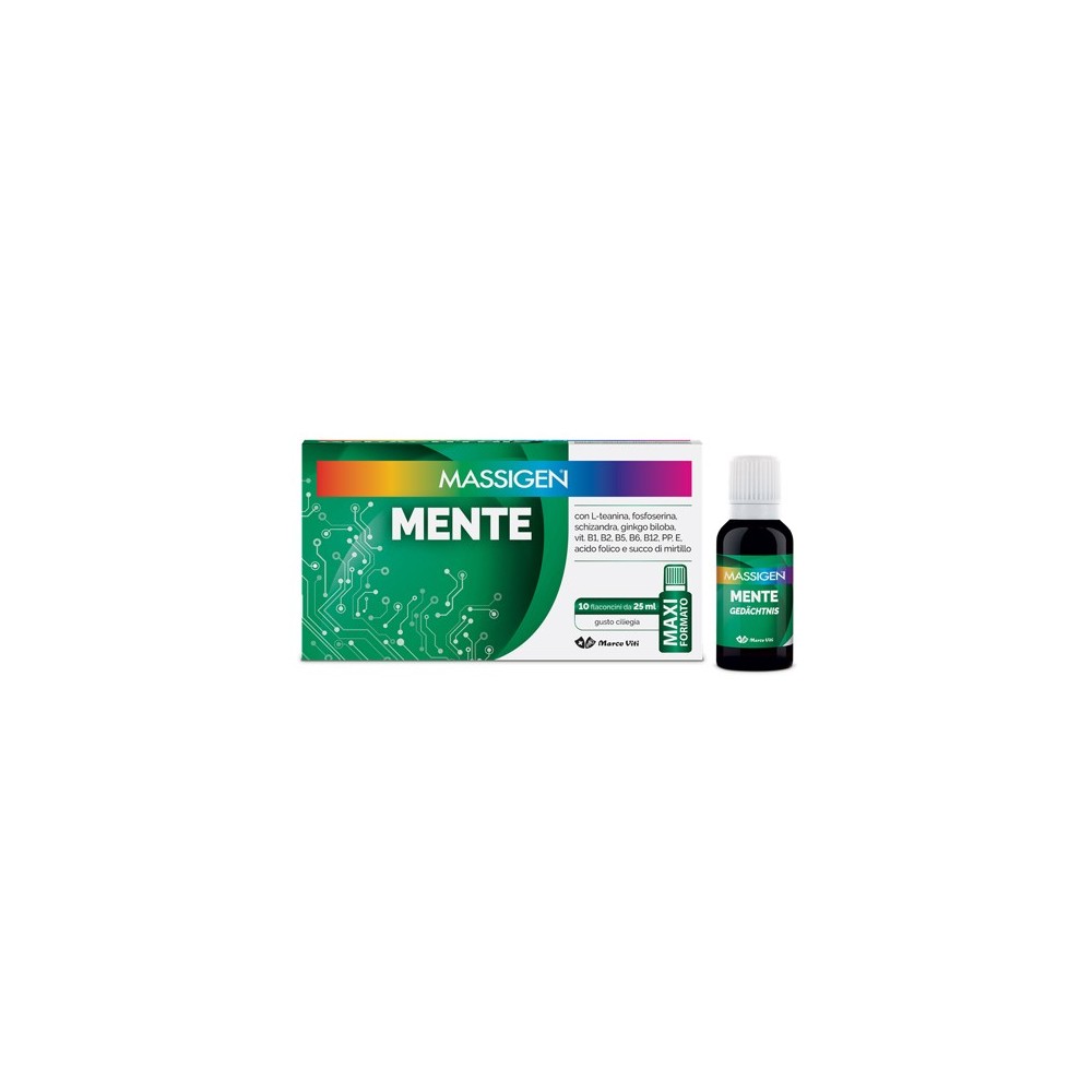 Massigen mente 10 flaconi da 25 ml