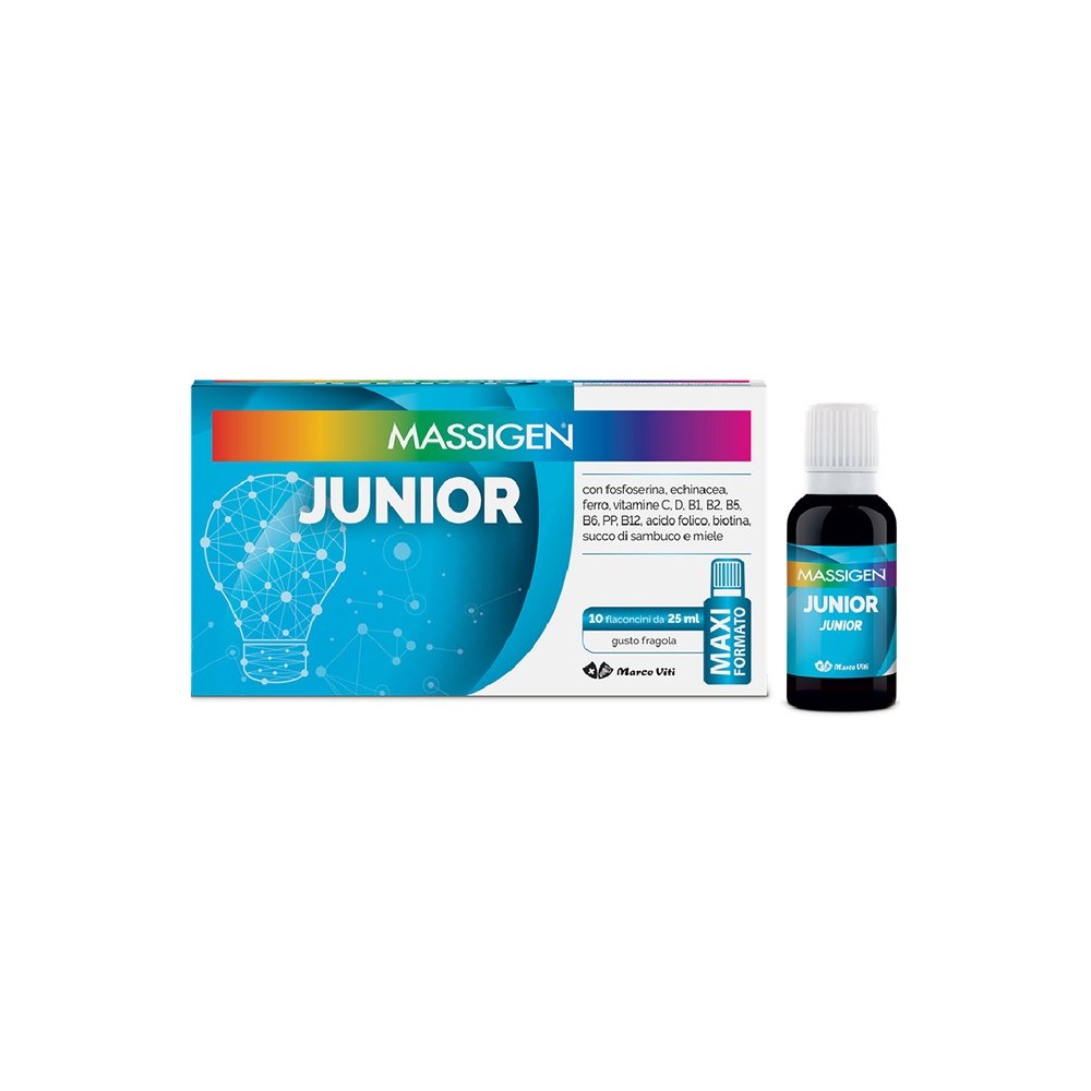 Massigen junior 10 flaconi da 25 ml