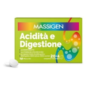 MASSIGEN ACIDITA' E DIGESTIONE 24 COMPRESSE MASTICABILI