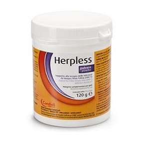 Herpless polvere barattolo 120 g con misurino