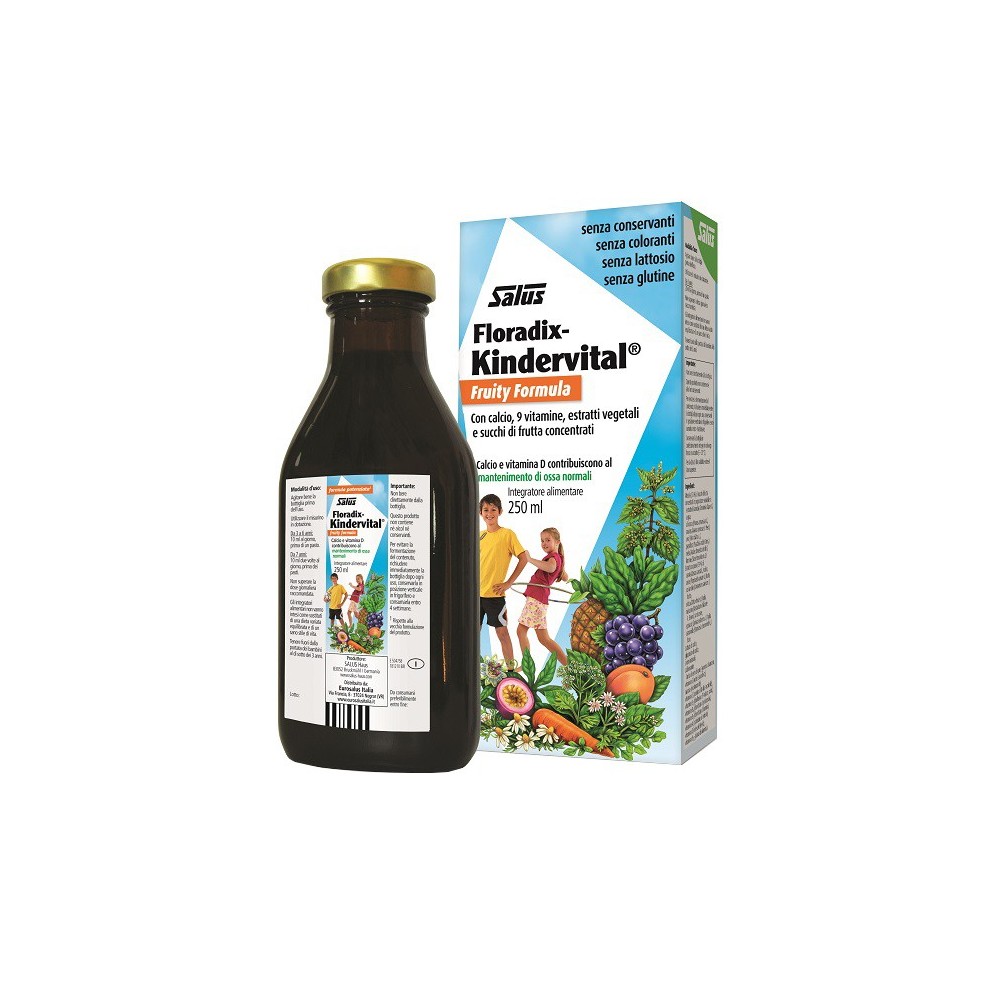 Salus Kindervital Fruity Formula Potenziata 250 ml Integratore Alimentare