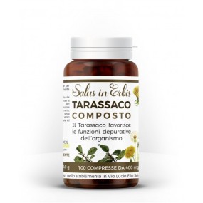 Tarassaco composto integratore alimentare 100 compresse salus in erbis