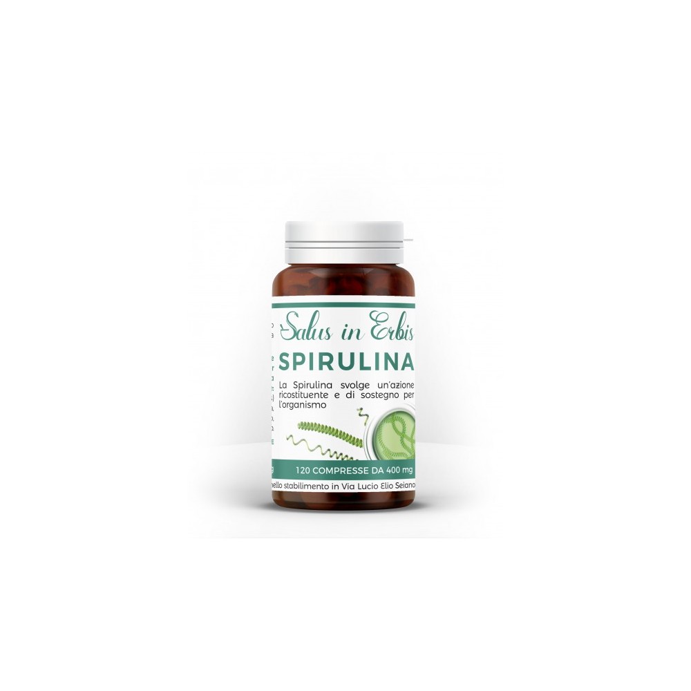 Spirulina integratore alimentare 120 compresse salus in erbis