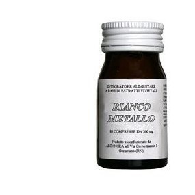 Bianco metallo integratore alimentare 80 compresse arcangea