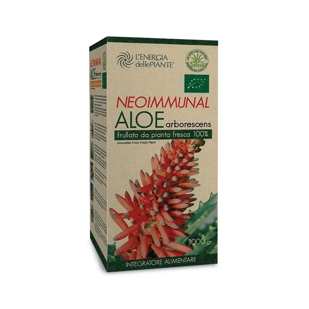 L'energia delle piante neoimmunal aloe arborescens succo pianta fresca 100% 1 kg
