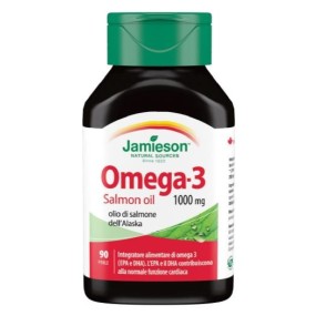 Omega 3 salmon oil integratore alimentare 90 softgels biovita