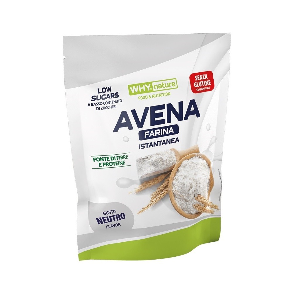 Whynature avena farina istantanea gusto neutro 1 kg