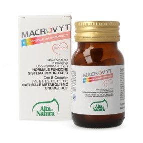 Macrovyt Multivitaminico Mamma 30 cpr da 1,4 mg integratore alimentare Alta Natura