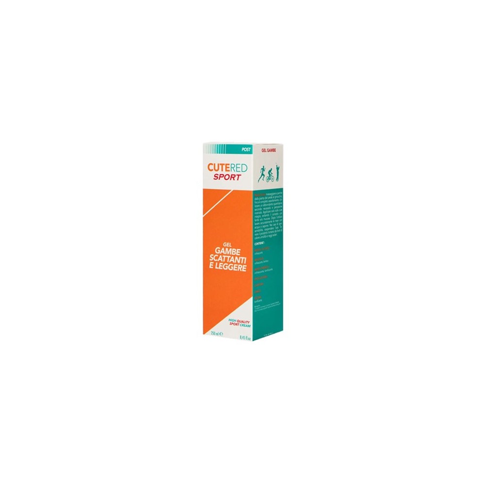 Cutered sport gel gambe scattanti e leggere 250 ml