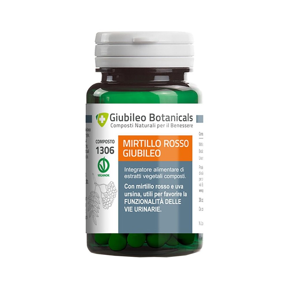 Giubileo botanicals mirtillo rosso 30 capsule