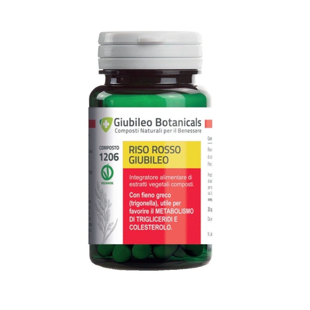 Giubileo botanicals riso rosso 30 capsule