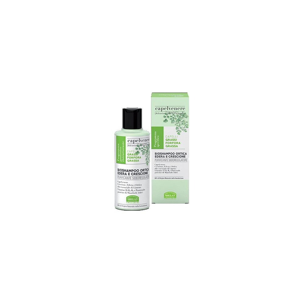 Capelvenere bioshampoo ortica edera e crescione 200 ml