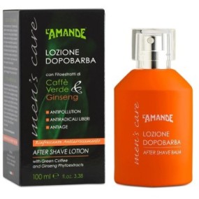 L'amande man's care lozione dopobarba rinfrescante anti arrossamento con alcool 100 ml