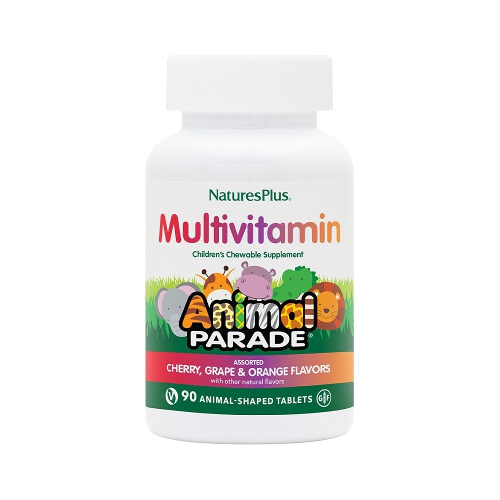 Animal parade multivitaminico (assortito) integratore alimentare 90 tavolette masticabili la strega