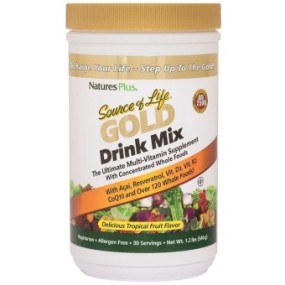 Source of life gold drink mix polvere gusto frutti tropicali 540 g