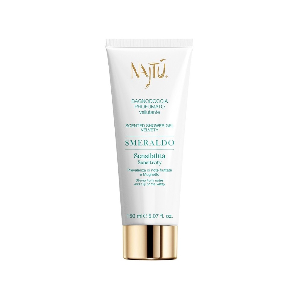 Najtu' bagnodoccia profumato vellutante smeraldo pelli sensibili 150 ml