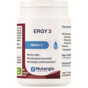 Ergy 3 integratore alimentare 60 capsule molli nutergia