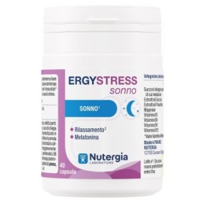 Ergystress sonno integratore alimentare 40 capsule nutergia