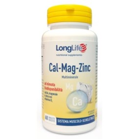 Cal-mag-zinc integratore alimentare 60 tavolette long life