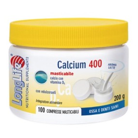 Calcium latte integratore alimentare 100 compresse long life