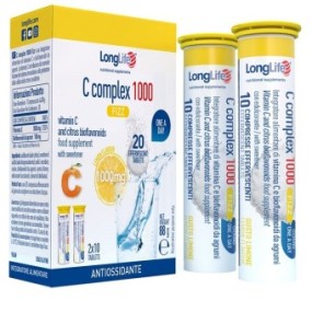 C complex 1000 fizz integratore alimentare 20 compresse effervescenti long life