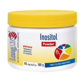 Inositol powder integratore alimentare in polvere 180 g long life