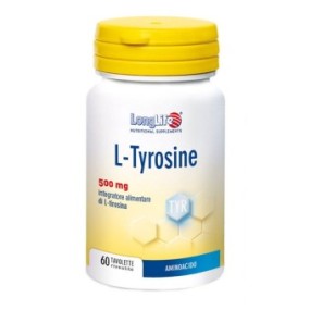 L tyrosine integratore alimentare 60 tavolette long life