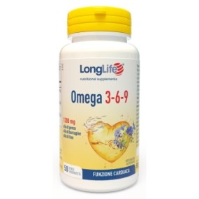 Omega 3-6-9 integratore alimentare 50 perle long life