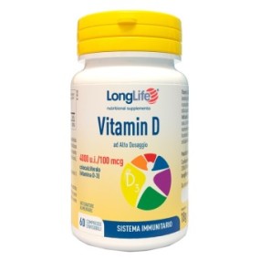 Vitamin d 4000 u.i. integratore alimentare 60 compresse long life