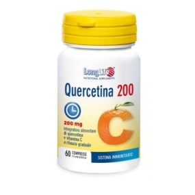 Quercetina 200 mg integratore alimentare 60 compresse long life