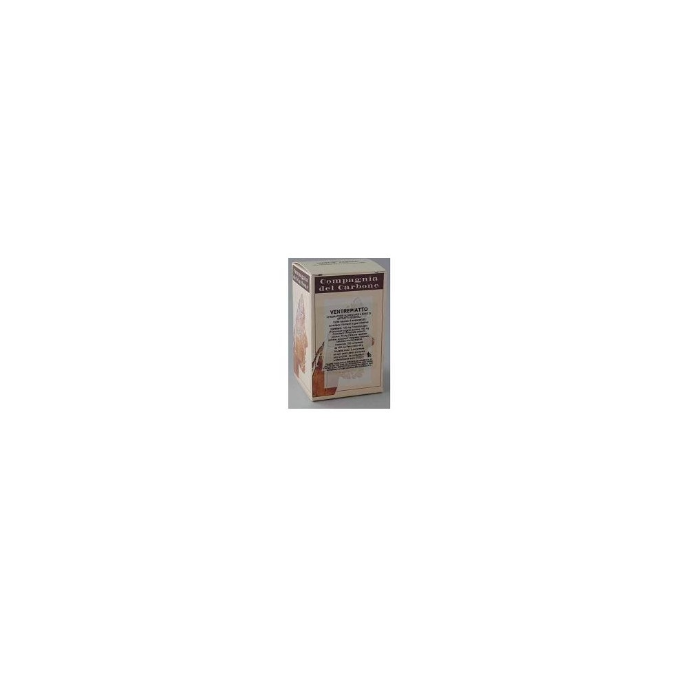 Compagnia del carbone ventre piatto 120 compresse
