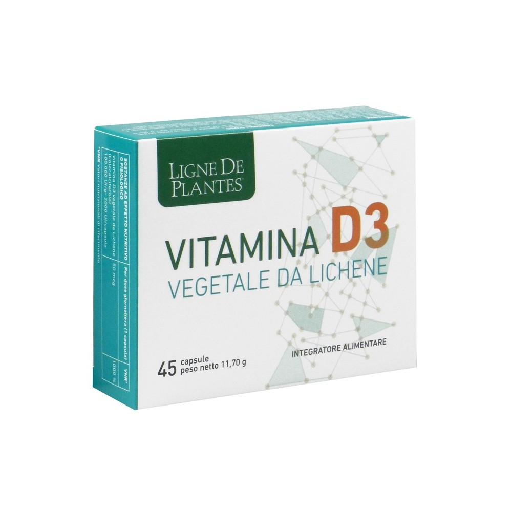 Ligne de plantes vitamina d3 vegetale 45 capsule