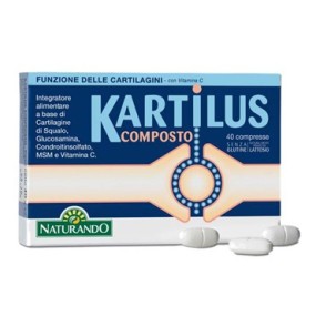 Kartilus composto integratore alimentare 40 compresse naturando