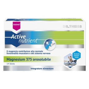 Active nutrient magnesium 375 14 stick orosolubili
